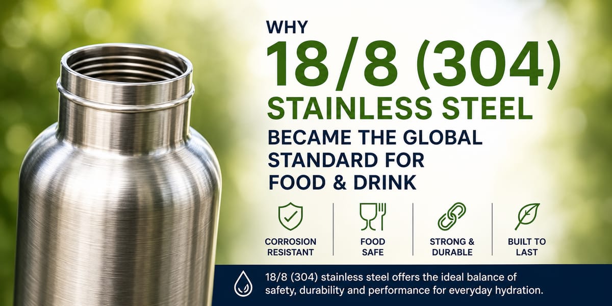 Why 18/8 (304) Stainless Steel Became the Global Standard for Food and Drink